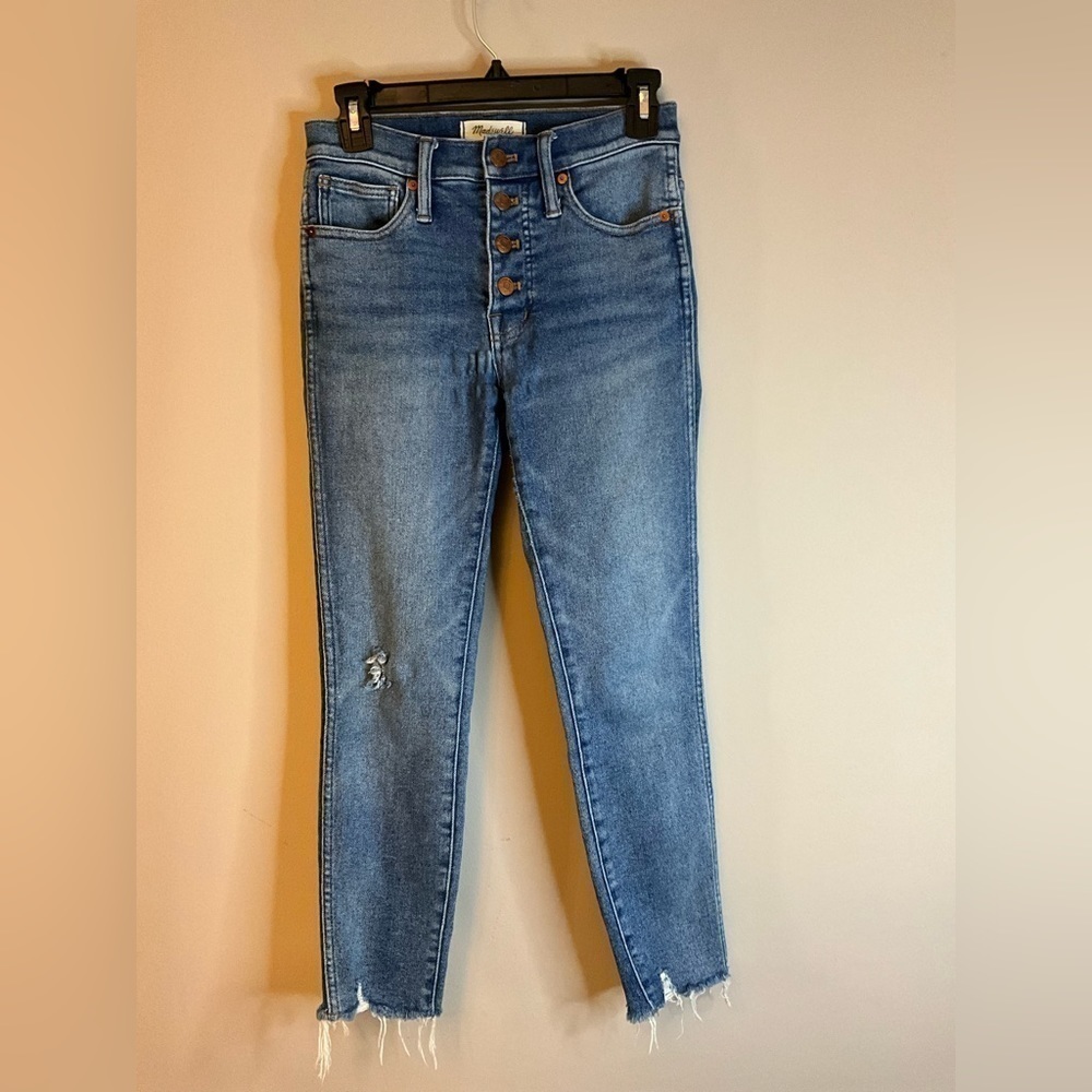 Madewell high waisted straight leg jeans Size 25